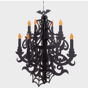 Spritz Haunted House Hanging 16.4” Spooky Paper Chandelier